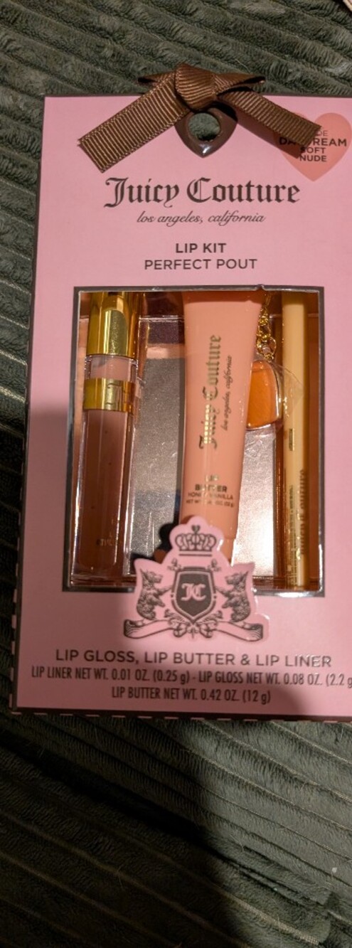Juice Couture Pink Lip Gloss & Lip Liner Set - Nude Pink